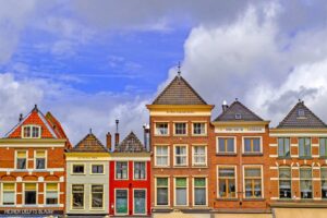Historische gevels in Delft